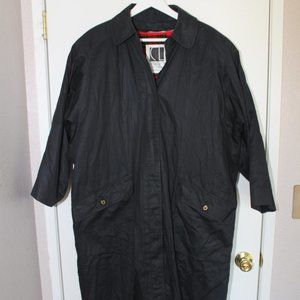 Carole Little Women's Black Trench  Coat Size 10